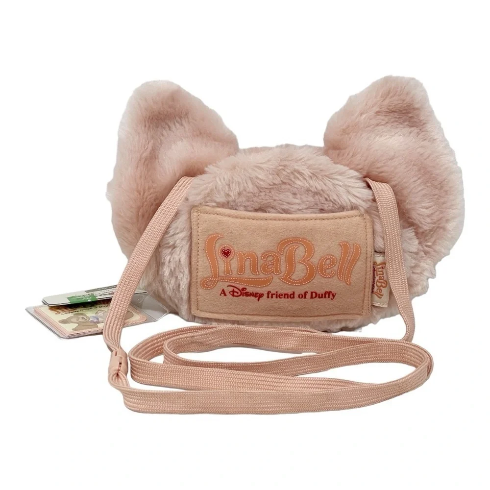 Original Hong Kong Disneyland Duffy and Friends LinaBell Fox Plush Crossbody Bag